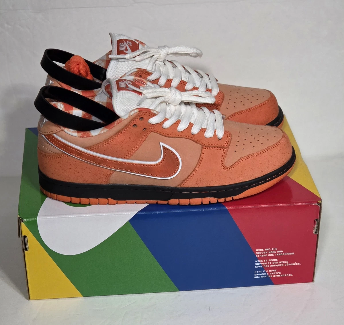 Nike- Orange Lobster SB dunk low concept size 8mens Concepts X Dunk Low SB  main image 4