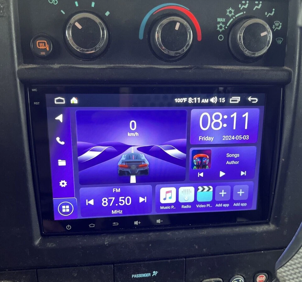 For 2008-2024 Chevrolet Express 8" Android 14 Carplay Car Stereo Radio GPS WIFI - Image 3 of 4