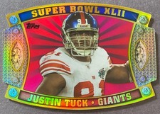 2011 Topps Justin Tuck Super Bowl Legends Die Cut #SB-44 Giants NM/MT