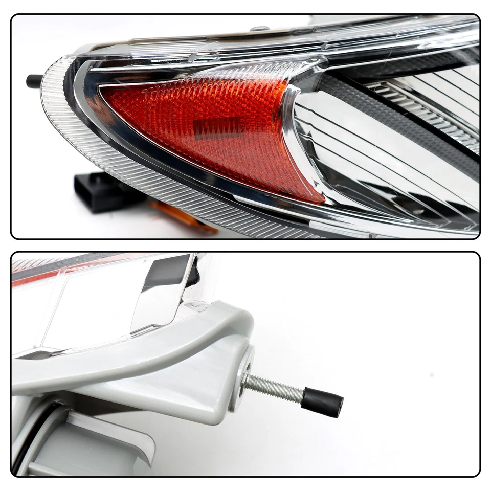 Headlights Compatible with 2002-2016 International Harvester 4300LP LED Foto 4 de 4