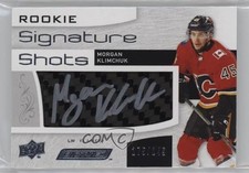 2018 Upper Deck Engrained Rookie Signature Shots /249 Morgan Klimchuk Auto 1ef4
