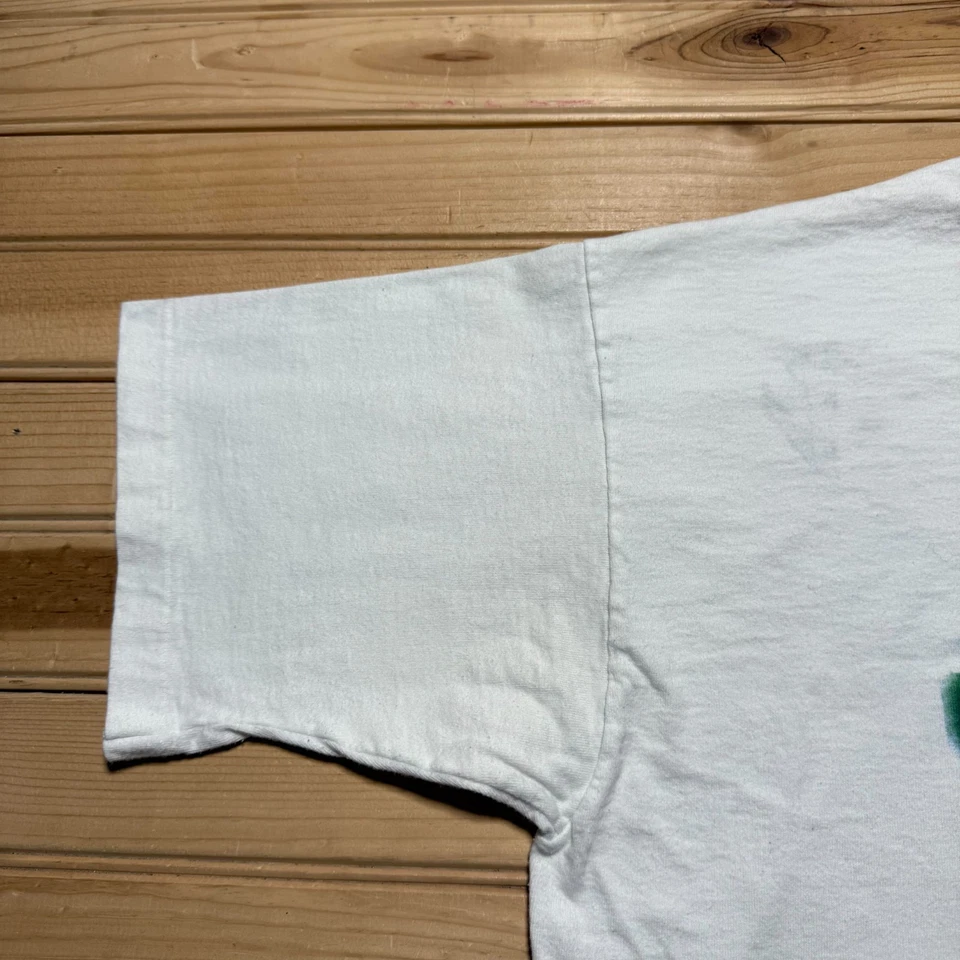 Винтажная религиозная рубашка 90-х Jesus Christian Bible Verse John 7:37 Waterfalls размер XL - Изображение 3 из 4