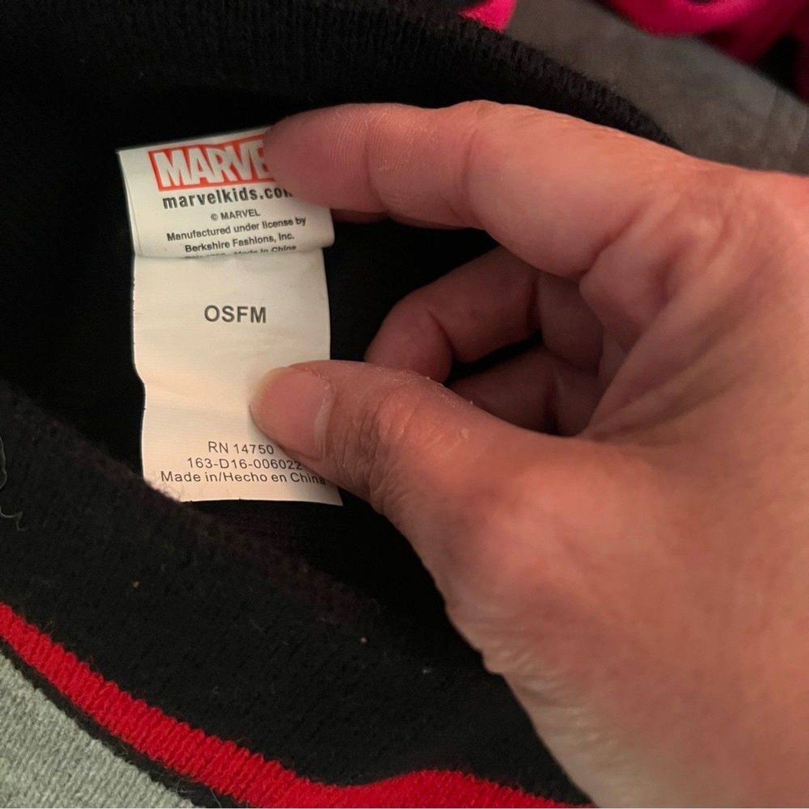 Kids Beanie Lot – Minion & Spider-Man – Made in China image 7
