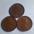 1909 Indian Head, 1909, 1909 VDB Lincoln Wheat Penny's Nice