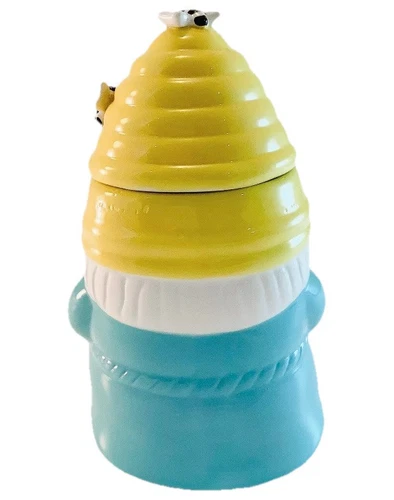 2 Martha Stewart Ceramic Gnome Beehive Candle Jar w Lid 20.5oz Vanilla Honey NWT - Picture 5 of 12