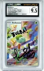 CGC MINT+ 9.5 Signed Tara Sands Bulbasaur 143/142 Sv07: Stellar Crown Holo