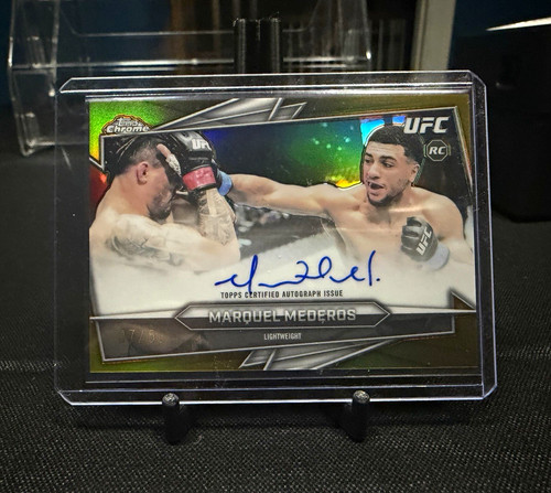 Marquel Mederos #BAV-MM 2026 Topps Chrome UFC Autograph card