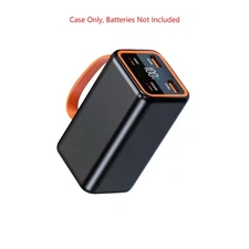 5V2A 4-Slot LCD Display 21700 Battery Power Case  Type-C Charger Box DIY Kit r