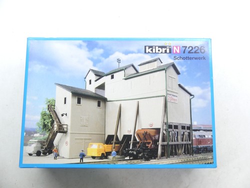 Kit de construcción Kibri N 7226 planta de grava, sin construir, NUEVO en EMBALAJE ORIGINAL #68003 | Zustand: Gebraucht