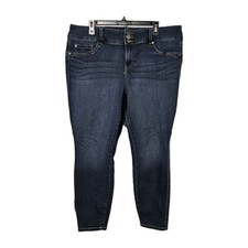 Torrid Jegging Women 20S Blue First At Fit High Rise Dark Wash Skinny Jeans