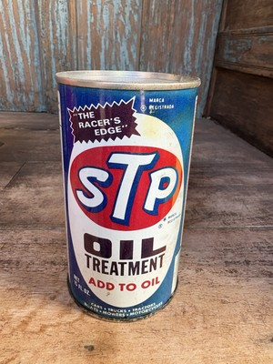 #ad Vintage STP Oil Treatment Add to Oil 15 OZ. Unopened Garage Gas Station Art 1974 $17.25