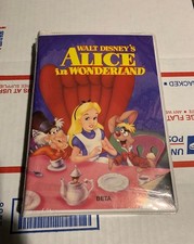 Alice In Wonderland Betamax NOT VHS SEALED Clamshell Rare Black Diamond
