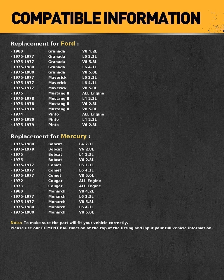 Cilindro maestro de freno con depósito para Ford Granada Mustang Mercury Bobcat Foto 2 de 4