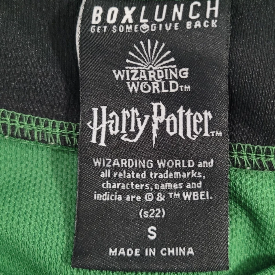 Pulôver verde Sonserina Harry Potter Hogwarts manga longa camisa jersey pequena P - Imagem 3 de 4