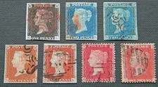 QV 1840 1841 1d Black 2d Blue 1d Red Maltese cross and more. All GL letters set