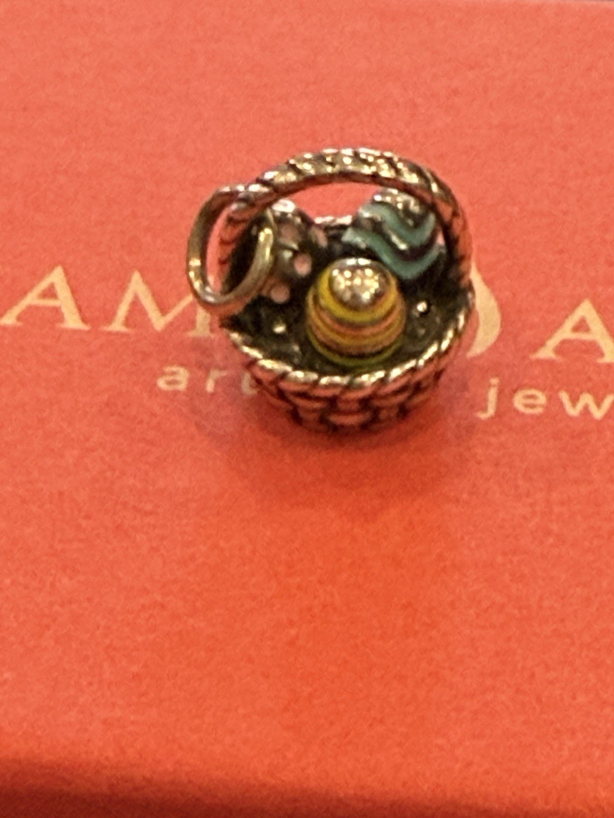 James Avery Easter Basket Charm - image 2