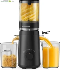 Cold Press Juicer with 5.3" Extra Large Feed Chute Fit Whole Fruits & Vegetables