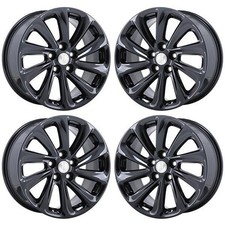 18" Buick LaCrosse PVD Black Chrome Wheels-C Rims Factory OEM 4114 Exchange 2...