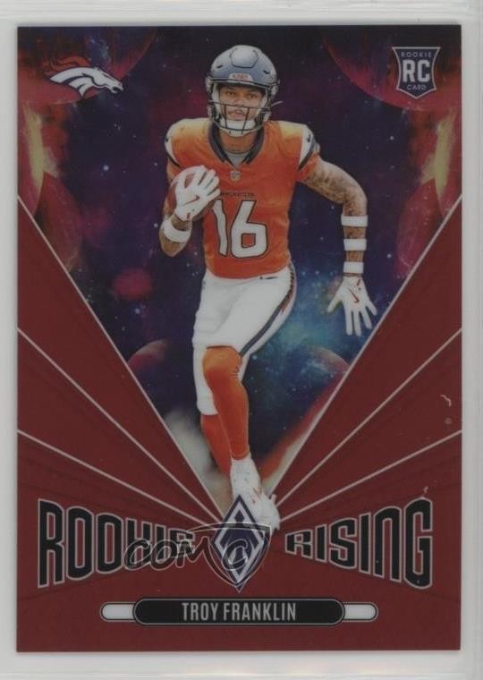 2024 Panini Phoenix Rookie Rising Red /99 Troy Franklin #RR-TFN RC 1j5e