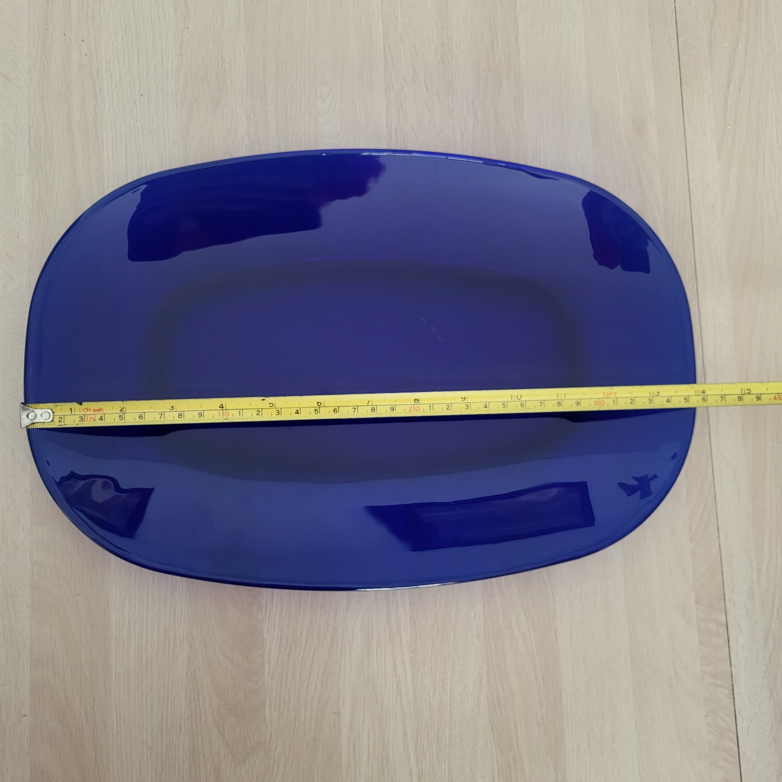 Bormioli Rocco Duralex Cobalt Blue Rectangular Platter, Made in France