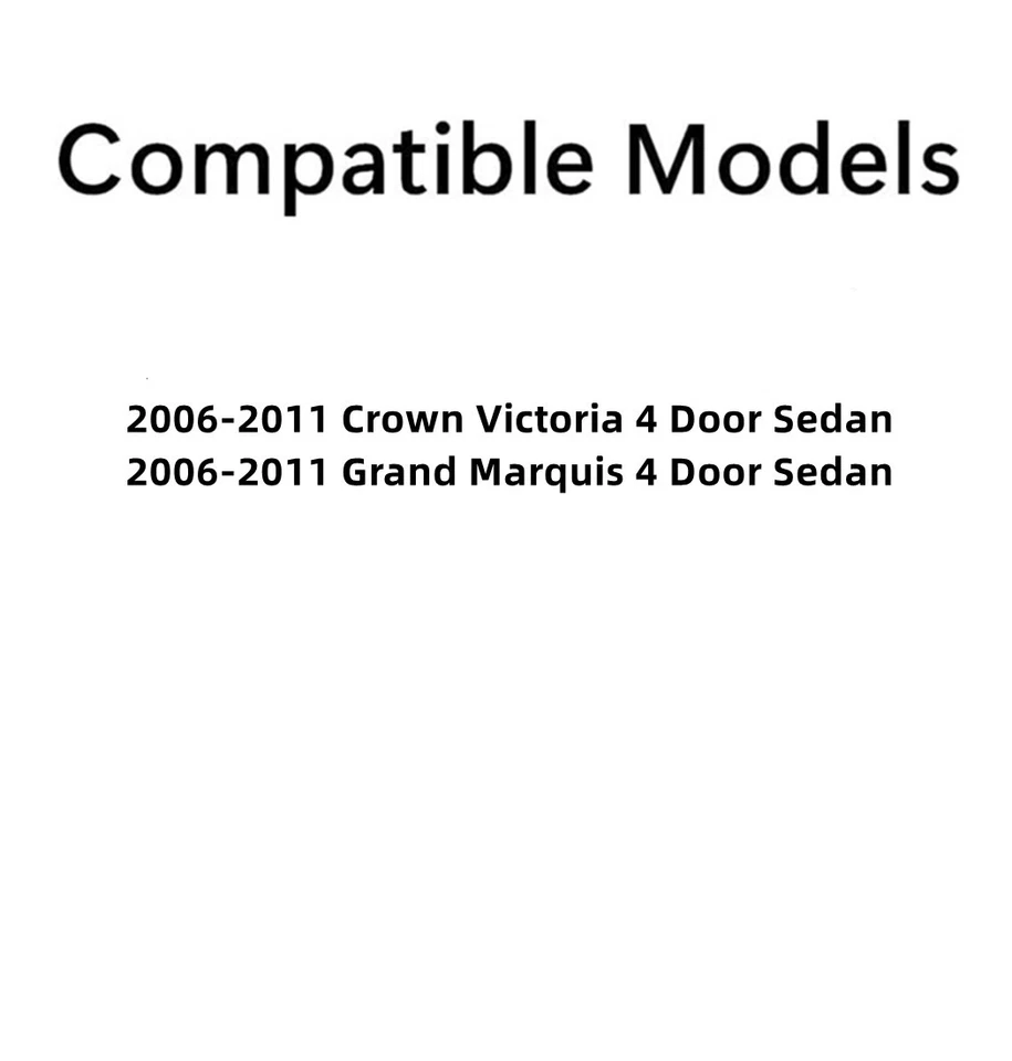 Fits 05-11 Ford Crown Victoria Mercury Grand Marquis Back Window Glass Heated Foto 4 de 4