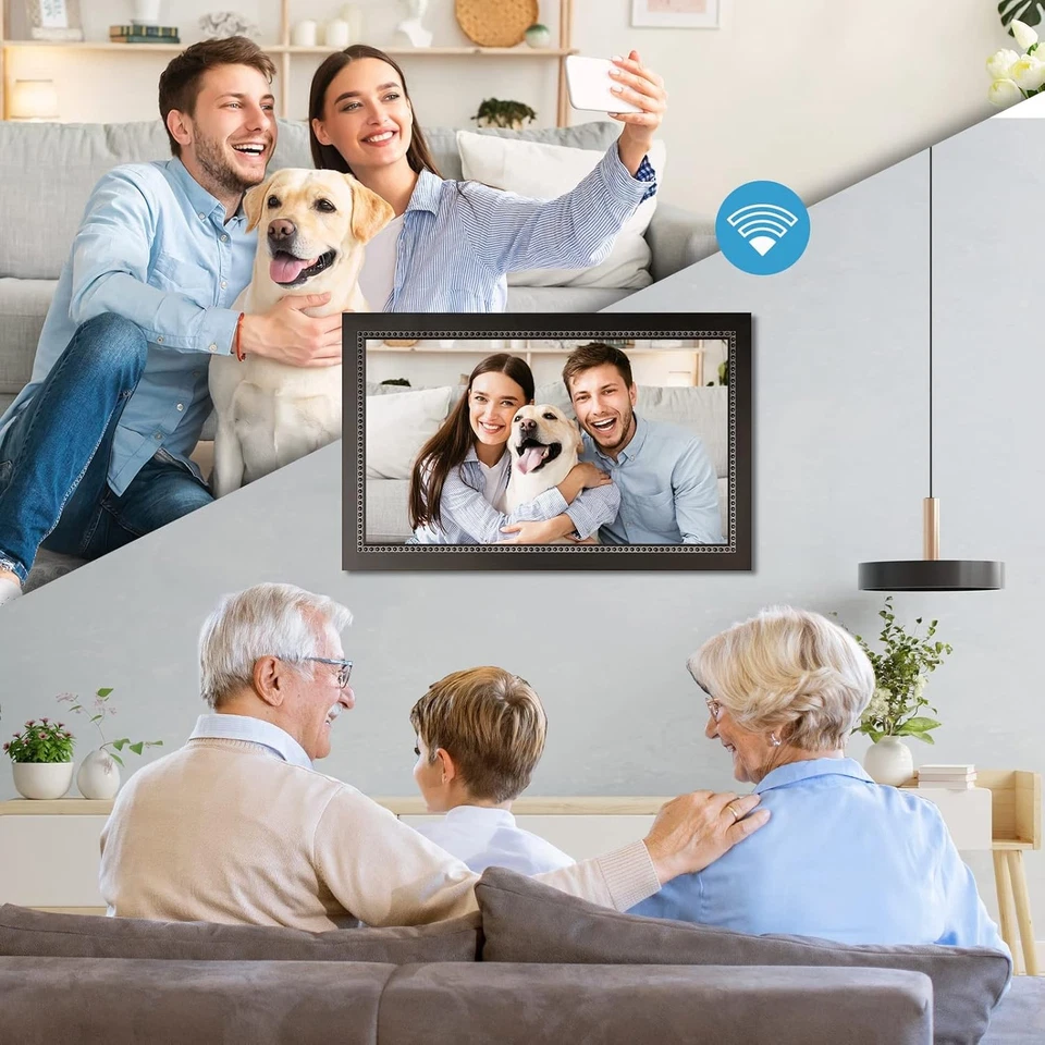 15.6 Inch Large Digital Photo Frame with 1920 * 1080 IPS HD Touchscreen WIFI - Image 2 of 4