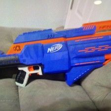 NERF N-Strike Elite Infinus Blue Orange Automatic Dart Blaster Toy Gun