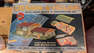 Pyro Design A House #363-698 Scale Model Design & Construction Set w/OB
