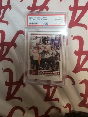 2017 Panini Score Patrick Mahomes II #403 PSA Gem Mint 10