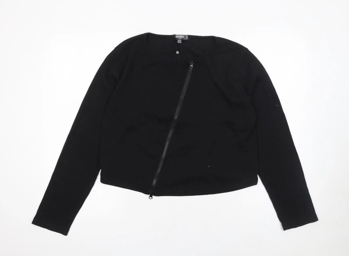 Haut Missguided Col Rond Manches Longues évasées – Taille 12 – Vert – Neuf Sans étiquette