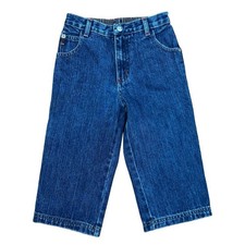 VINTAGE 90s Guess Baby Boys Blue Elastic Waistband Denim Jeans Streetwear