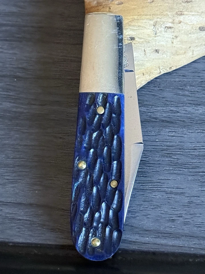 NAVAJA DE BOLSILLO PLEGABLE SCHATT & MORGAN EE. UU. por Queen jigged blue bone barlow Foto 4 de 4