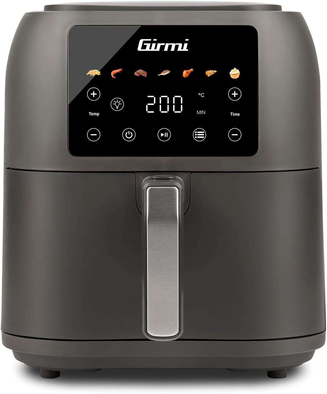 FG92 Ecofrit Deep Friggitrice Ad Aria Capacità XXL 8 Litri, 1700W, BPA/PFOA Safe