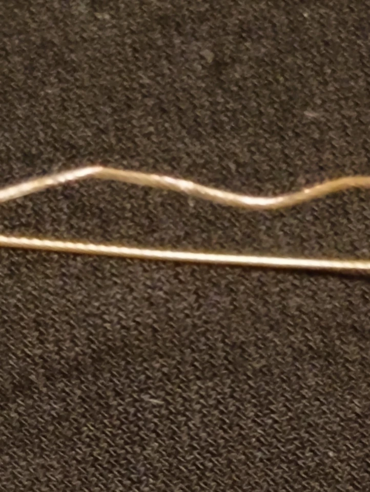 Collar de dos hilos vintage Honora de perlas de agua dulce melocotón/champán. ¡Necesita TLC!! Foto 4 de 4