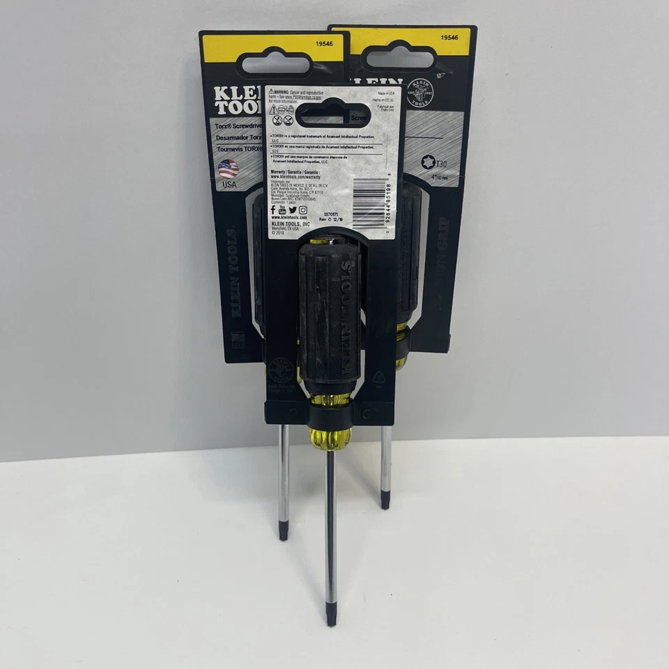 19546 KLEIN TORX T30 SCREW DRIVER USA Lot of 3 - Image 3 of 3