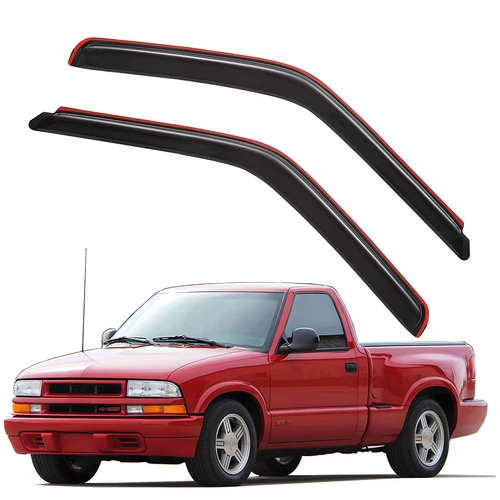 For Chevy S10 &GMC Sonoma 1994-2003 In-Channel Window Visor Rain Guard Deflector