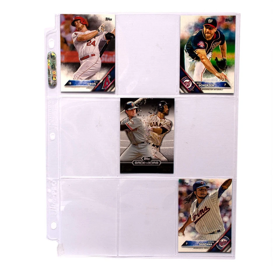 25 Ct Platinum Series 9 Pocket Pages Storage Protection for Standard Size Cards - Image 3 of 4