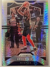 2020 Panini Prizm WNBA Ariel Atkins Silver Hyper Prizm #20 Washington Mystics