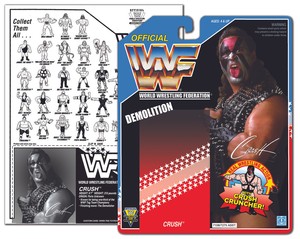 Hasbro WWF DEMOLITION CRUSH Retro Figure Card WWE | eBay