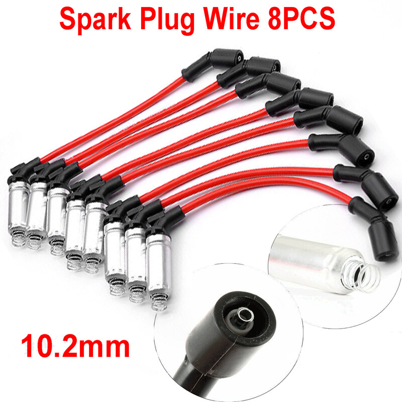 10.2mm Spark Plug Ignition Wires Set Fit For 20002009 CHEVY GMC V8