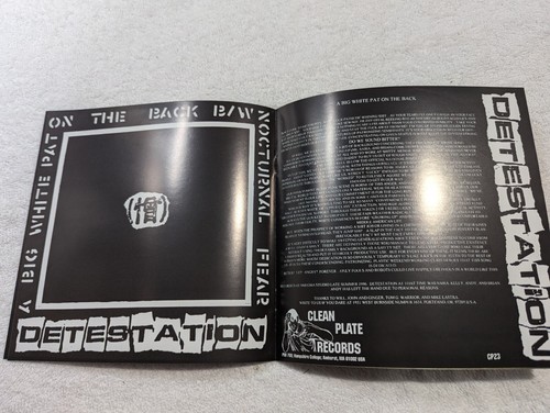 DETESTATION Singles Collection LP Havoc Record Nausea APPLE World Burns To Death - Imagen 5 de 5