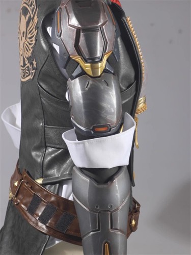 Game Overwatch Ashe Cosplay Armor Outfits Halloween FRP Costume Full Set Props - Picture 4 of 14