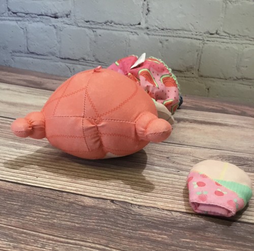 Zapf Creations Mooshka Tots Plush Rag Doll Karia Pink Hair Watermelon Dress RARE - Picture 8 of 10