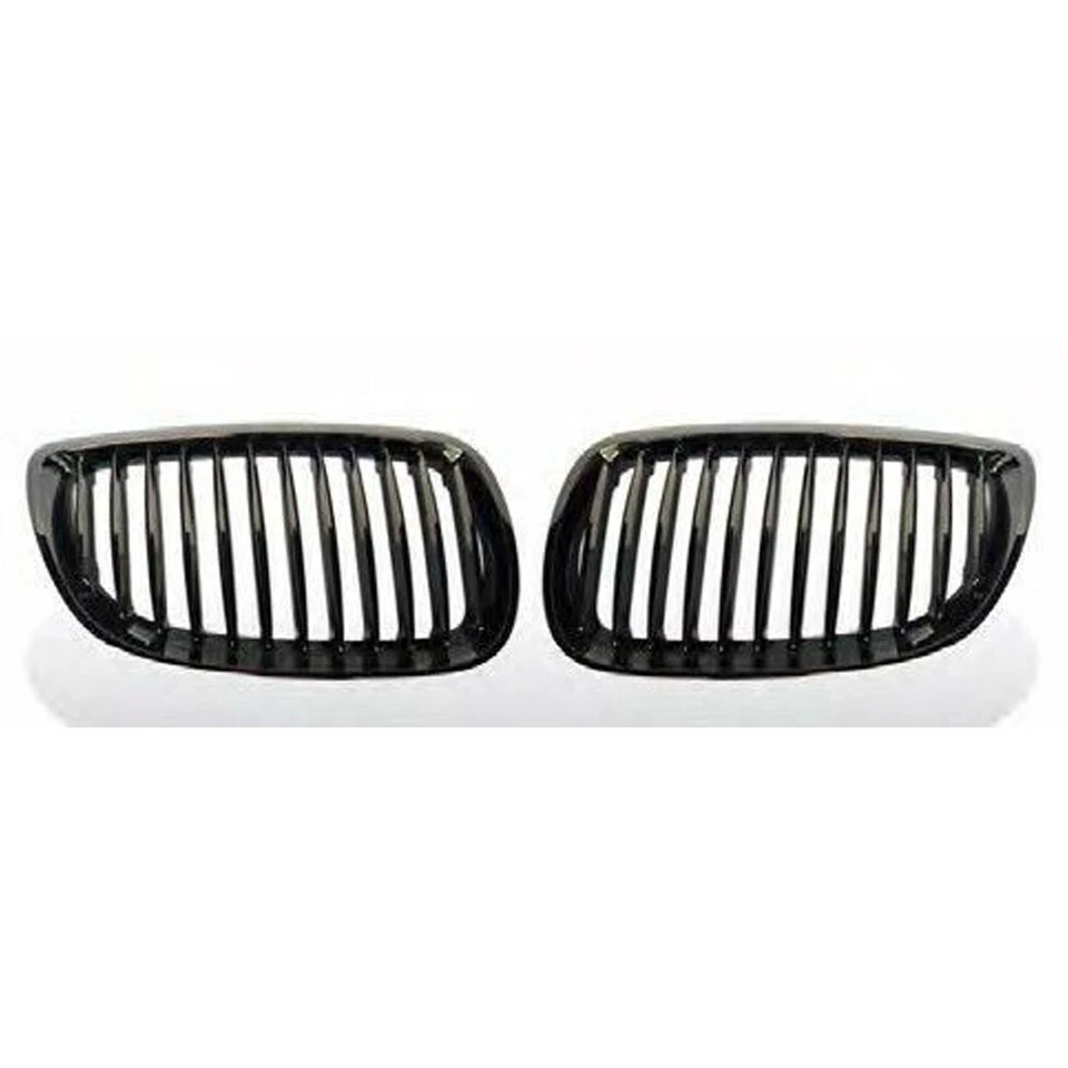 Front Grille Fits For BMW E92 E93 335i M3 Coupe Convertible Black Chrome 06-10 - Изображение 2 из 4