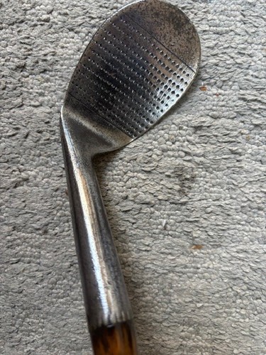 Tom Stewart A.N. Weir Turnberry UK Wide Sole Niblick Hickory Schaft Golfschläger - Bild 3 von 5