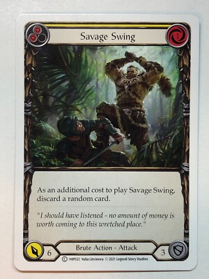 Flesh And Blood History Pack Vol.1 Savage Swing (Yellow) 1HP032 NM/M