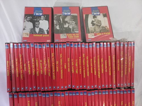 LOTTO TOTO' 72 DVD RACCOLTA FABBRI EDITORE ALCUNI SIGILLATI FILM CINEMA VINTAGE - Foto 3 di 9