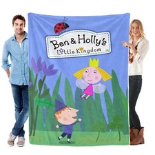 Ben and Holly Blanket Soft Bed Sofa Throw Lightweight Birthday Gift for Kids