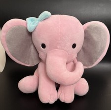 Bedtime Originals Twinkle Toes Hazel the Elephant 8" Pink Plush Stuffed Nursery