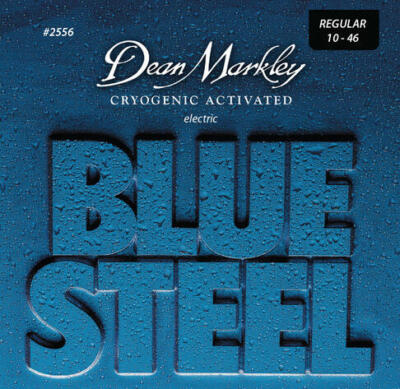 DEAN MARKLEY Blue Steel - 2556 - Electric Guitar String Set, Regular, .010-.046